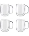 Zwilling J.a. Henckels Set Of 4 Sorrento Plus 12oz Coffee Mugs