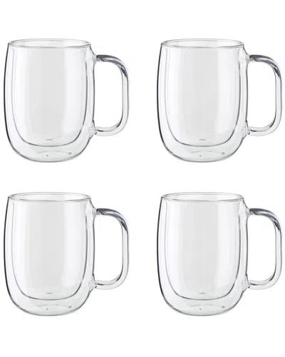 Zwilling J.a. Henckels Set Of 4 Sorrento Plus 12oz Coffee Mugs