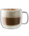 Zwilling J.a. Henckels Sorrento Plus Set Of 2 Doublewall Cappuccino Glasses