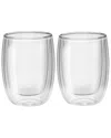 Zwilling J.a. Henckels Sorrento Set Of 2 Doublewall Coffee Glasses