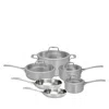 Zwilling J.a. Henckels Spirit 10-piece Cookware Set In Silver