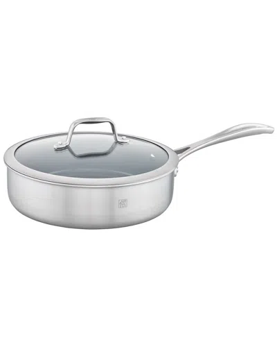 Zwilling J.a. Henckels Spirit 3-ply 3qt Stainless Steel Ceramic Nonstick Sautz Pan In Gray