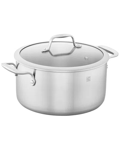 Zwilling J.a. Henckels Spirit 3-ply 6qt Stainless Steel Dutch Oven In Gray