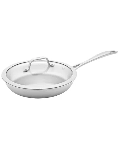 Zwilling J.a. Henckels Spirit 3-ply 9.5in Stainless Steel Fry Pan With Lid In Gray