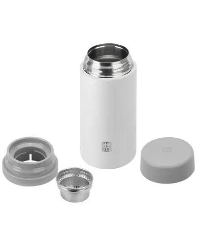 Zwilling J.a. Henckels Thermo 14.2 oz Tea & Fruit Infuser Bottle In White