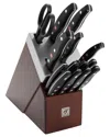 Zwilling J.a. Henckels Twin Signature 15pc Self-sharpening Knife Block Set In Brown