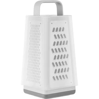Zwilling J.a. Henckels Z-cut Tower Grater, Grey In Gray