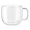 Zwilling J.a. Henckels Zwiling J. A. Henckels Sorrento Plus Cappuccino Glass Mug, Set Of 2 In Clear