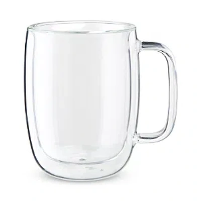 Zwilling J.a. Henckels Zwiling J. A. Henckels Sorrento Plus Latte Glass Mug, Set Of 2 In Clear