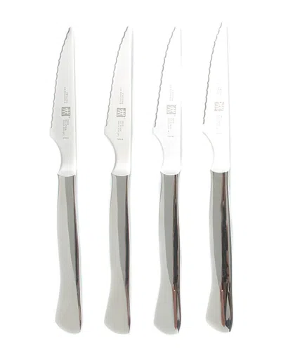 Zwilling J.a. Henckels Zwilling 4pc Stainless Steel Serrated Steak Knife Set