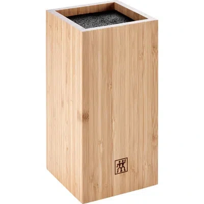 Zwilling J.a. Henckels Zwilling Bamboo Bristle Knife Storage Block In Brown