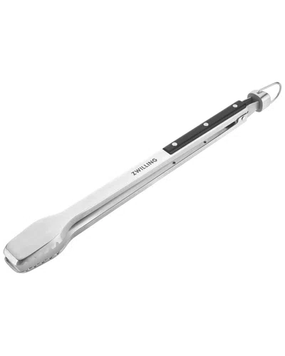 Zwilling J.a. Henckels Zwilling Bbq+ 16in Triple-rivet Stainless Steel Grill Tongs In Pattern