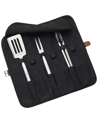 Zwilling J.a. Henckels Zwilling Bbq+ 4pc Stainless Steel Grill Tool Set In Gold