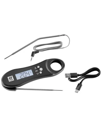 Zwilling J.a. Henckels Bbq+ Digital Cooking Thermometer With Dual Probes In Black