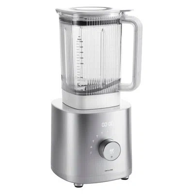 Zwilling J.a. Henckels Zwilling Enfinigy Countertop Power Blender, Smoothie Blender, Crush Ice, Frozen Desserts In Silver