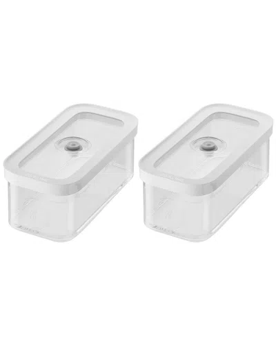 Zwilling J.a. Henckels Zwilling Fresh & Save 2pc 0.74qt Cube Box Set In White
