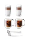 Zwilling J.a. Henckels Zwilling J. A. Henckels 9-piece Glass, Mug & Stirrer Set In Black