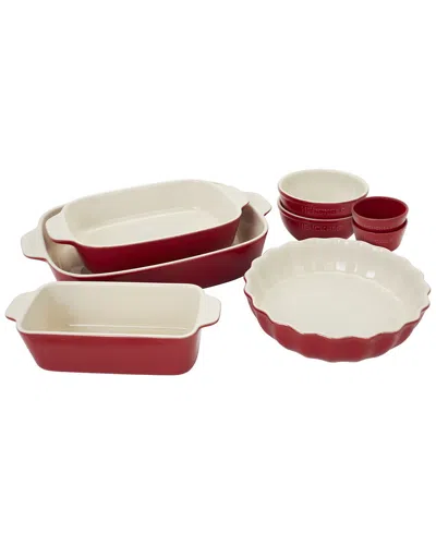 Zwilling J.a. Henckels Zwilling J. A. Henckels Ceramics 8pc Mixed Bakeware & Serving Set In Red