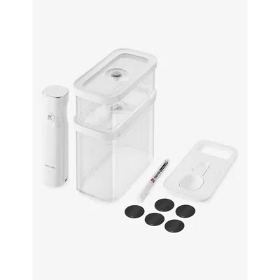 Zwilling J.a. Henckels White/clear Fresh & Save Vacuum Cube Set Of Five
