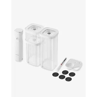 Zwilling J.a. Henckels White/clear Fresh & Save Vacuum Cube Set Of Six