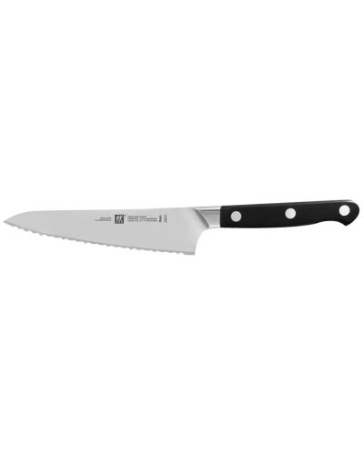 Zwilling J.a. Henckels 5.25in Serrated Prep Knife In Black