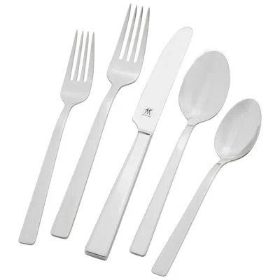 Zwilling J.a. Henckels Zwilling King 45-pc Dinner Flatware Set, 18/10 Stainless Steel (polished) In Silver