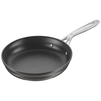 Zwilling J.a. Henckels Zwilling Motion Hard Anodized Aluminum Nonstick Fry Pan In Silver;black