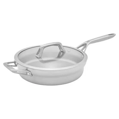 Zwilling J.a. Henckels Zwilling Motion Stainless Steel 4-qt Stainless Steel  Chef's Pan With Lid