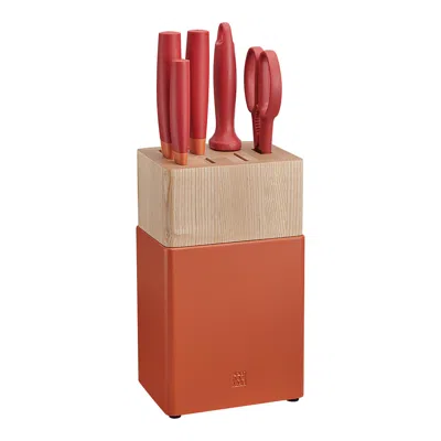 Zwilling J.a. Henckels Zwilling Now 6-pc Knife Block Set, Orange