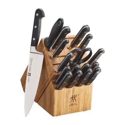 Zwilling J.a. Henckels Zwilling Professional S 18-piece Knife Block Set, Chef Knife, Serrated Utility Knife, Steak Knife Se In Black Matte