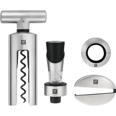 Zwilling J.a. Henckels Zwilling Sommelier 4-piece Wine Tool Set In Silver