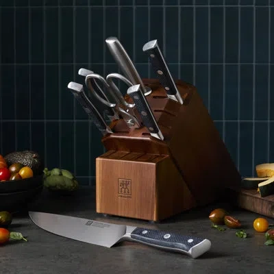 Zwilling J.a. Henckels Zwilling Spectrum 8-pc Knife Block Set In Black