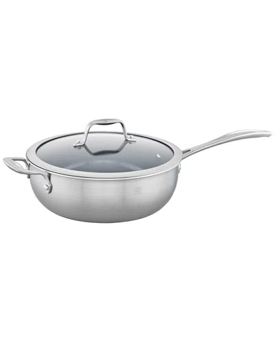 Zwilling J.a. Henckels Zwilling Spirit 3-ply 4.6qt Stainless Steel Ceramic Nonstick Perfect Pan In Black
