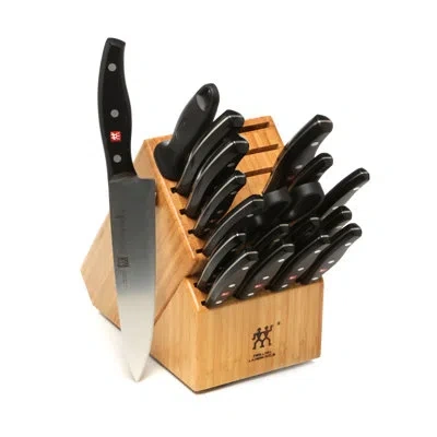 Zwilling J.a. Henckels Zwilling Twin Signature 19-piece German Knife Set With Block, Made In Company-owned German Factory W In Black Matte