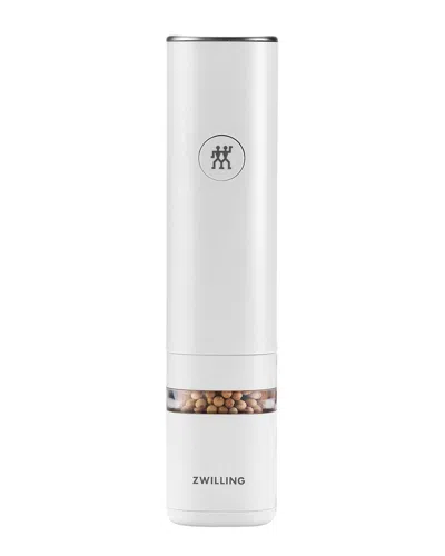 Zwilling J.a. Henckels Zwilling White Enfinigy Electric Salt/pepper Mill In Blue