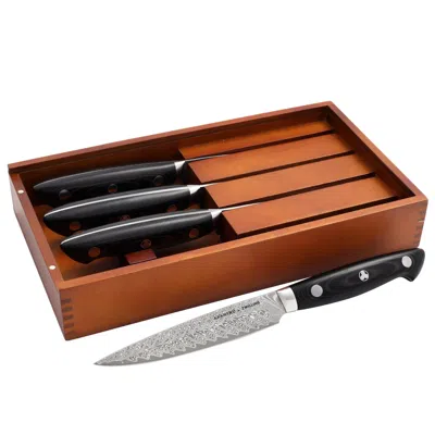 Zwilling Kramer By  Euroline Damascus Collection 4-pc Steak Set In Brown