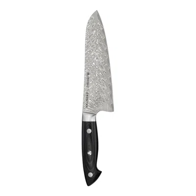 Zwilling Kramer By  Euroline Damascus Collection 7-inch Santoku Knife In Black