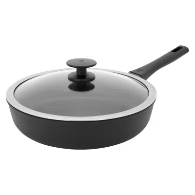 Zwilling Madura Plus Forged 4-qt Aluminum Nonstick Saute Pan With Lid In Black