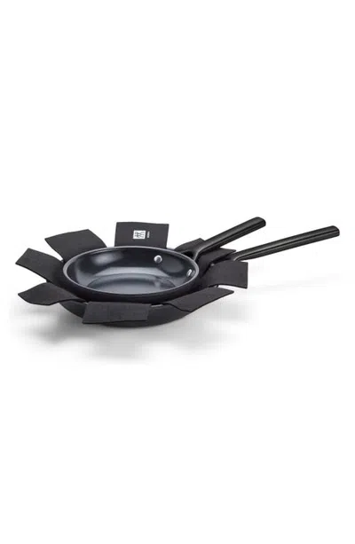 Zwilling Milano 2-piece Aluminum Skillet Set In Black