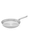 Zwilling Motion Stainless Steel 10-inch Fry Pan In Silver