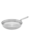 Zwilling Motion Stainless Steel 12-inch Fry Pan In Silver