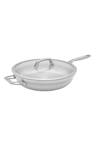 Zwilling Motion Stainless Steel Sauté Pan With Lid In Metallic