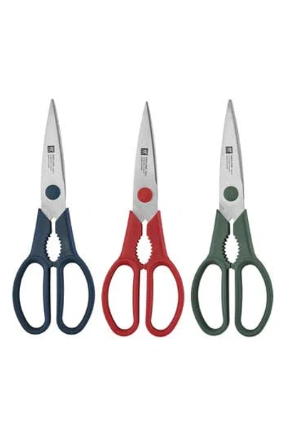 Zwilling Now 3-piece Shears Set In Stainless Steel
