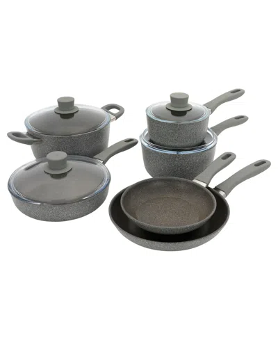 Zwilling Parma Plus Aluminum Nonstick 10 Piece Cookware Set In Gray