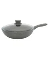 Zwilling Parma Plus 11-inch Aluminum Nonstick Wok With Lid In Gray