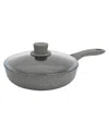 Zwilling Parma Plus Aluminum Nonstick 2.6 Qt Saute Pan With Lid In Gray