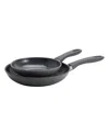 Zwilling Parma Plus Ceramic 2-pc. Fry Pan Set In Gray