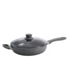Zwilling Parma Plus Ceramic Nonstick 3.9-quart Saute Pan With Helper Handle And Lid In Gray