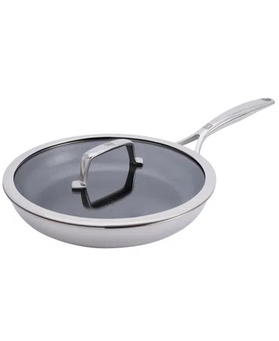 Zwilling Peak 10" Stainless Steel Dual Performance Fry Pan With Lid In Silver
