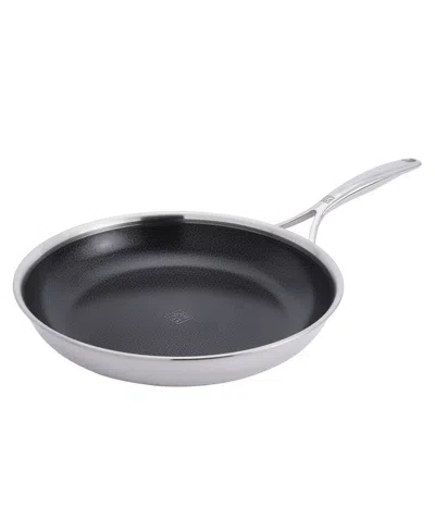 Zwilling Peak 12" Stainless Steel Dual Performance Ceramic Fry Pan In Silver